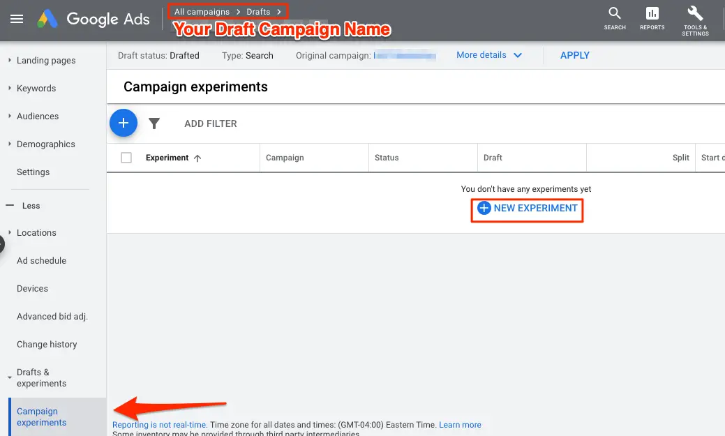 How To Create An Adwords A B Test Google Ads Experiment How To Create An Adwords A B Test Google Ads Experiment