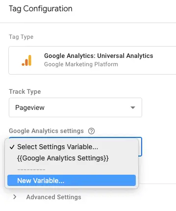 Add Google Analytics Tracking ID to Google Tag Manager