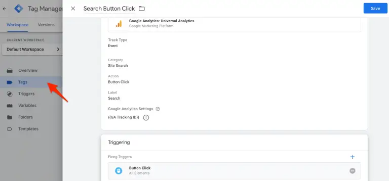 Create Event tracking tag in Google Tag Manager