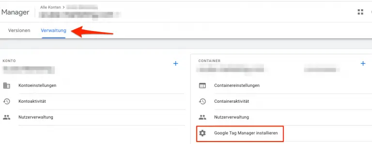 Google Tag Manager Code Installieren