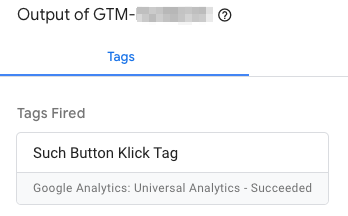 Google Tag Manager Tag testen