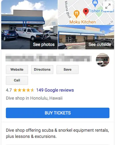 Where does my Google My Business listing appear