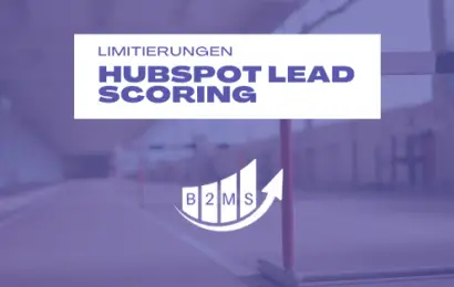 HubSpot Lead Scoring Limitierungen