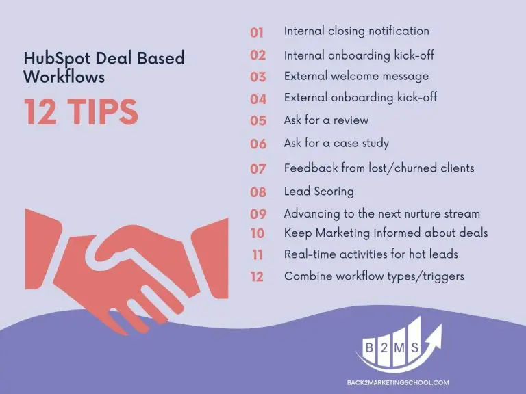 Best Practices for deal based workflows in hubspot