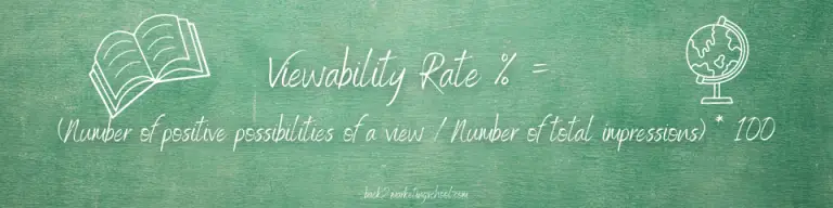 How to calculate viewability rate