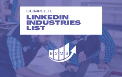 Complete LinkedIn industries list