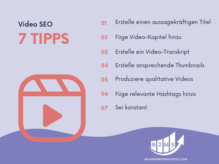7 Tipps für erfolgreiches Video SEO