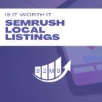 semrush local listing