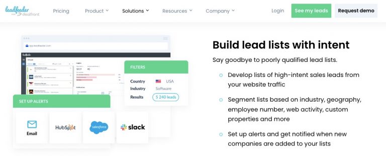 leadfeeder buyer intent data