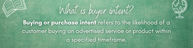 what is buyer intent in marketing